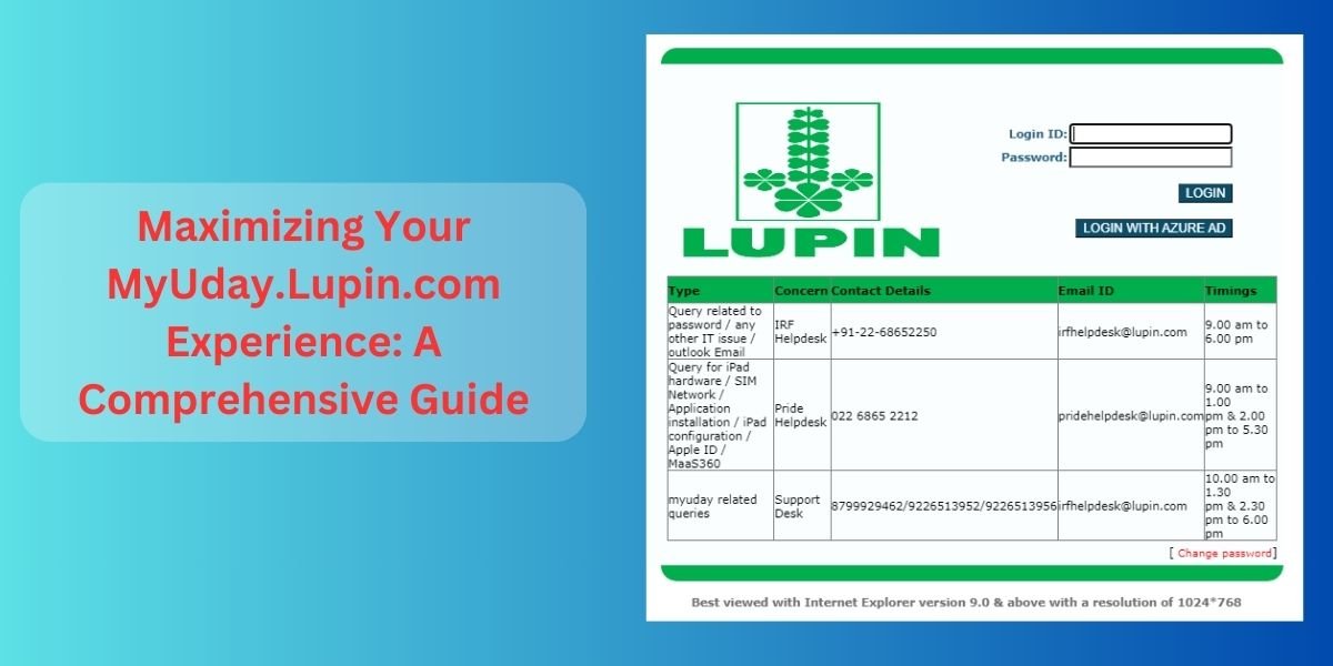 Maximizing Your MyUday.Lupin.com Experience: A Comprehensive Guide