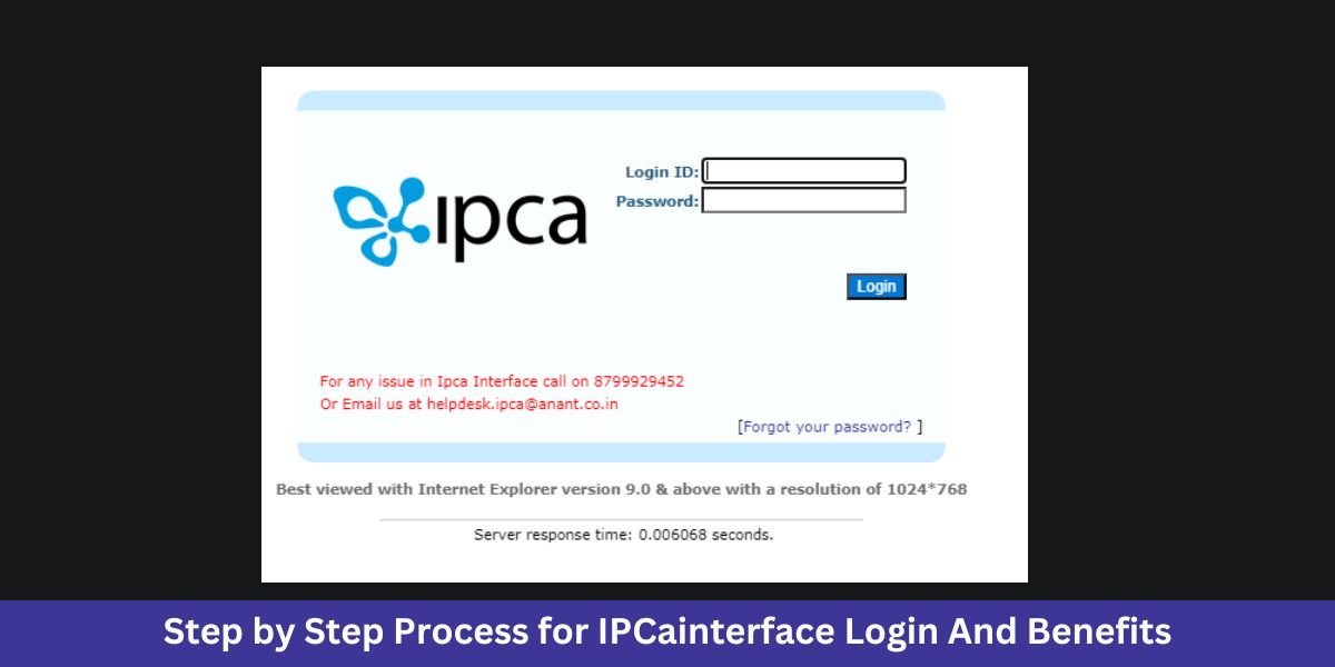 Step by Step Process for IPCainterface Login And Benefits